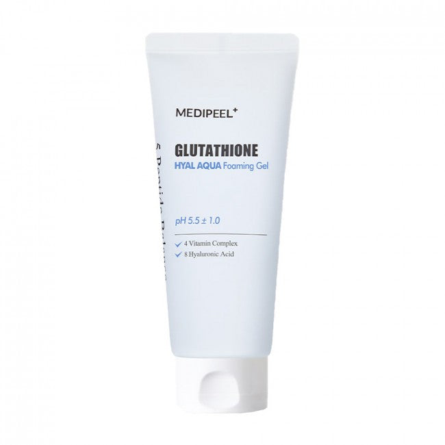 Зволожуючий гель-пінка для вмивання MEDIPEEL Glutathione Hyal Aqua Foaming Gel, 150 мл