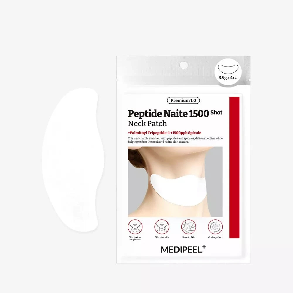 Пластир для шиї Premium Peptide Naite 1500 Shot Neck Patch 1.0, (3,5 г × 4 шт)