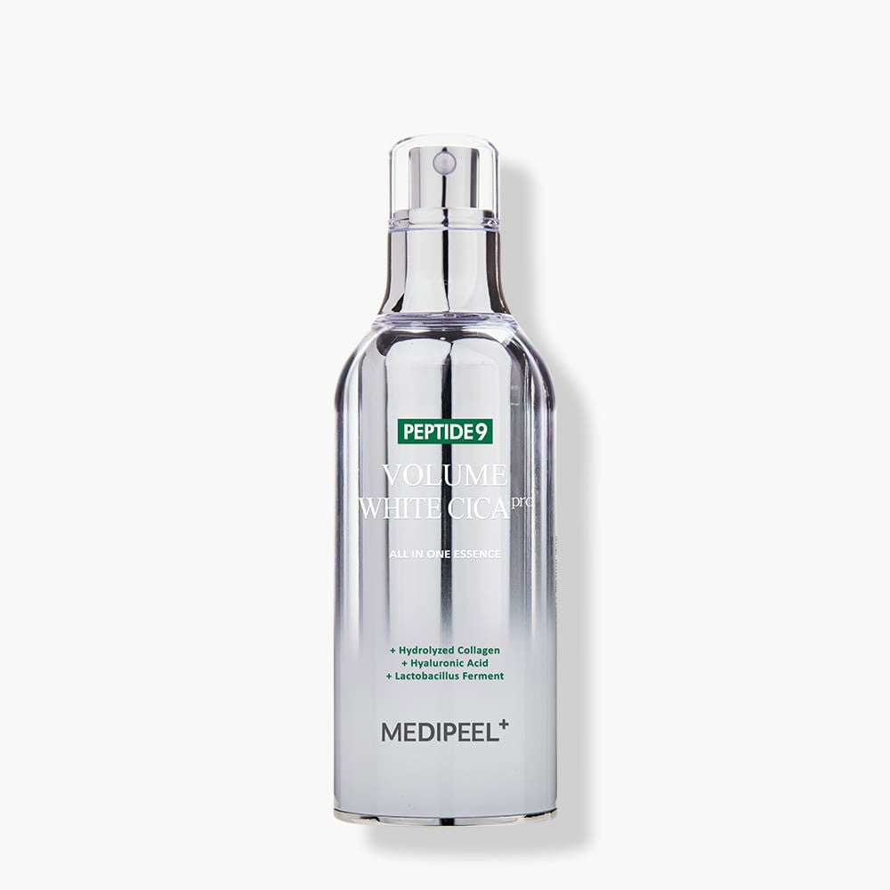 Освітлювальна киснева есенція для обличчя з центеллою MEDIPEEL Peptide 9 Volume White Cica Essence Pro, 100 мл
