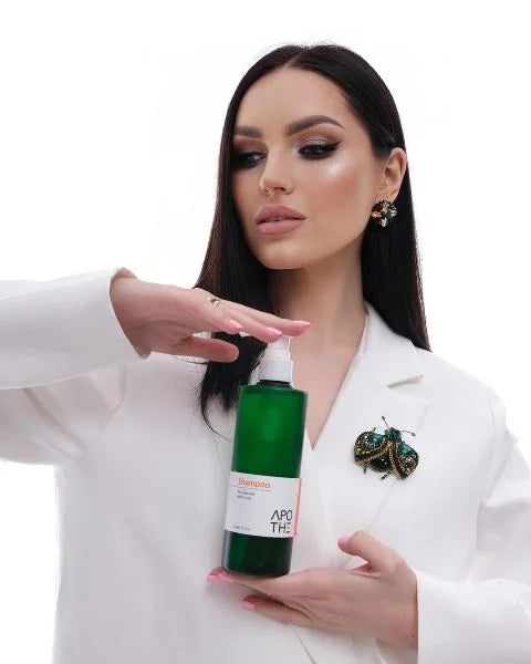 Восстанавливающий шампунь для роста и объема волос APOTHE Sebum Control Shampoo, 300 мл
