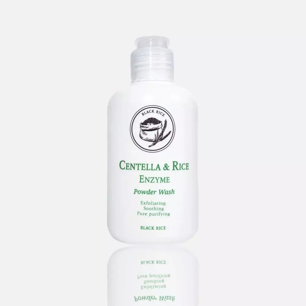 Энзимная пудра для умывания с детокс-эффектом для мягкого пилинга Black Rice Centella & Rice Enzyme Powder Wash, 100 г