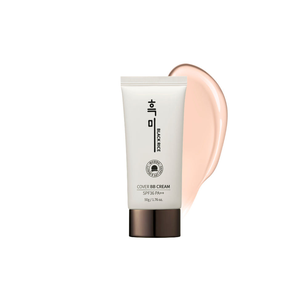 Дихаючий ВВ крем для рівного тону обличчя Black Rice Cover BB Cream SPF36 PA++ 21 тон, 50 мл