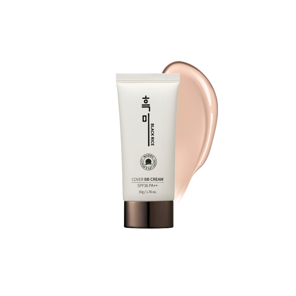 Дихаючий ВВ крем для рівного тону обличчя Black Rice Cover BB Cream SPF36 PA++ 21 тон, 50 мл