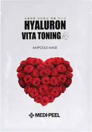 Тонізуюча пептидна тканинна маска MEDIPEEL Vita Toning Ampoule Mask, 1 шт