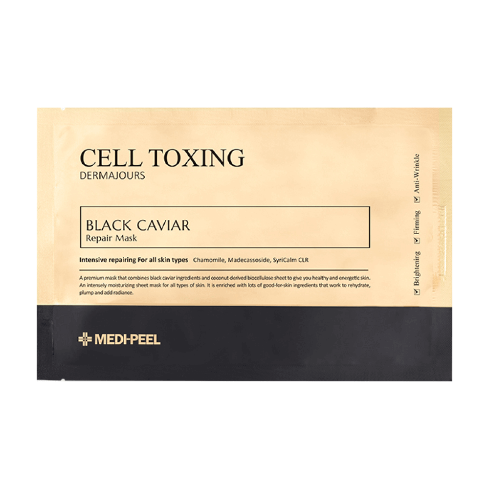 Омолоджувальна тканинна маска зі стовбуровими клітинами MEDIPEEL Cell Toxing Dermajours Repair Mask, 1 шт