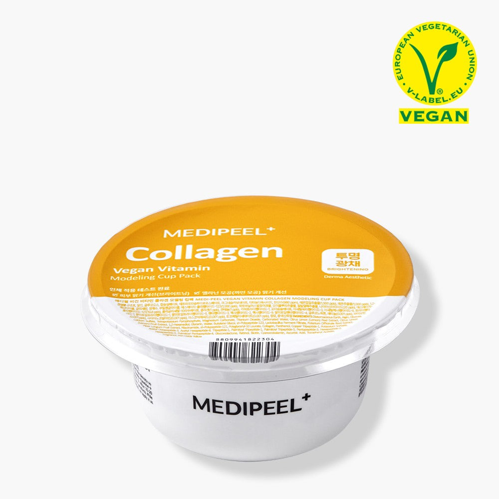 Освітлювальна моделююча маска для обличчя MEDIPEEL Vegan Vitamin Collagen Modeling Cup Pack, 28 г