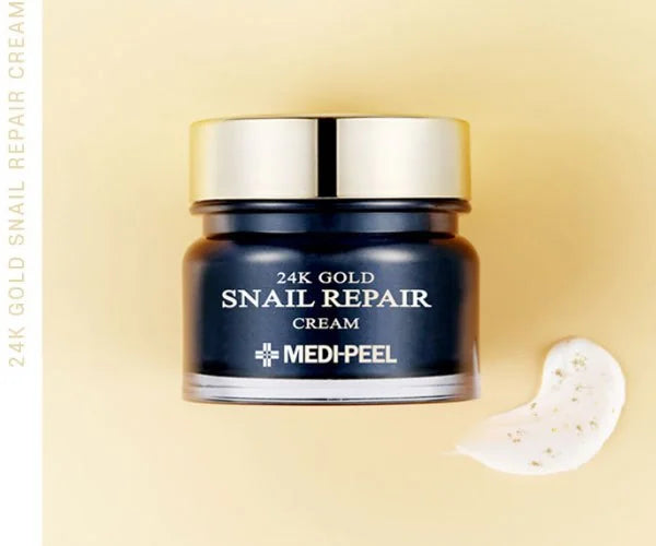 Крем с муцином улитки и золотом MEDIPEEL 24K Gold Snail Repair Cream, 50 гр