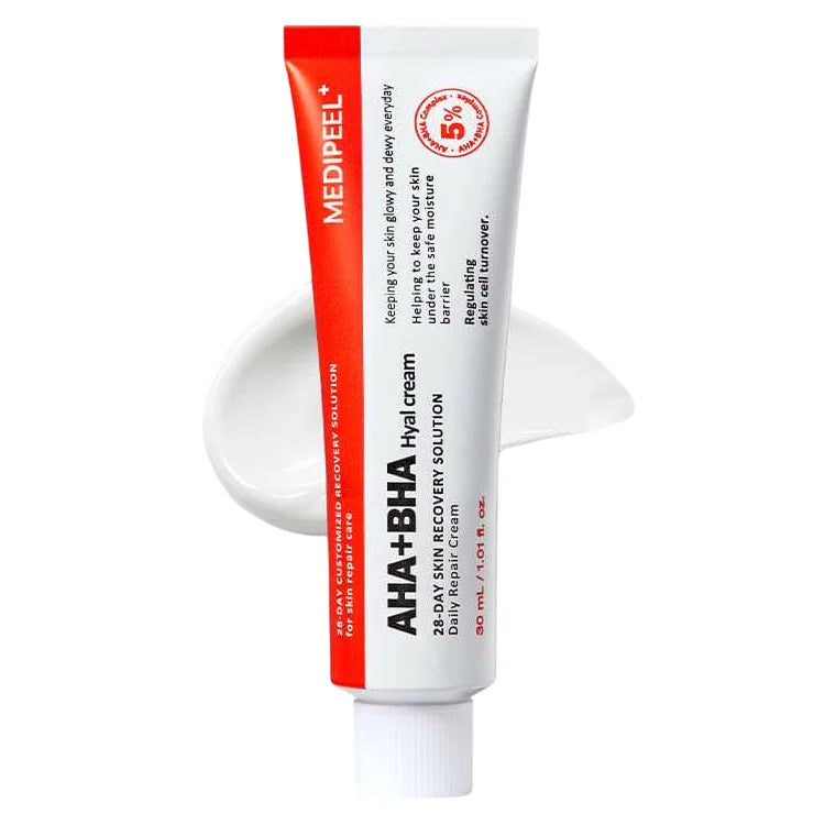 Оновлювальний крем із комплексом кислот MEDIPEEL AHA BHA 28 Days Hyal Cream, 30мл