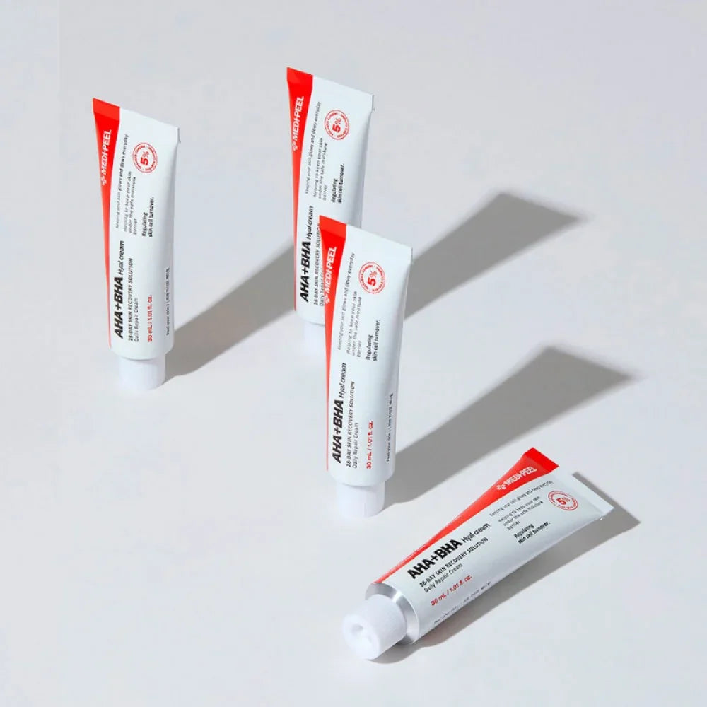 Оновлювальний крем із комплексом кислот MEDIPEEL AHA BHA 28 Days Hyal Cream, 30мл