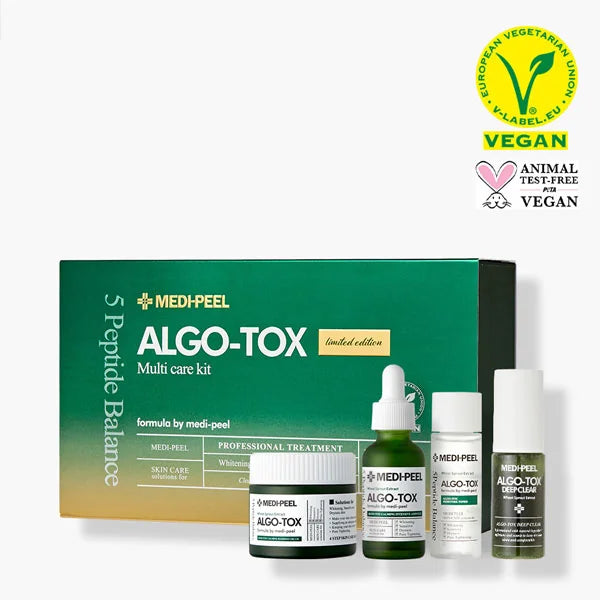 Готовый уход в наборе для проблемной, жирной и чувствительной кожи MEDIPEEL Algo-Tox Multi Care Kit