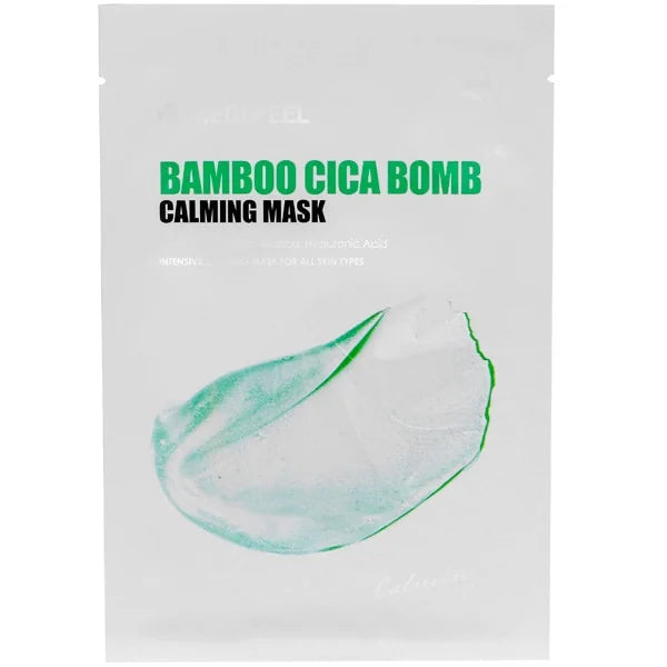 Успокаивающая маска с центеллой и бамбуком MEDIPEEL Bamboo Cica Bomb Calming Mask, 1 шт