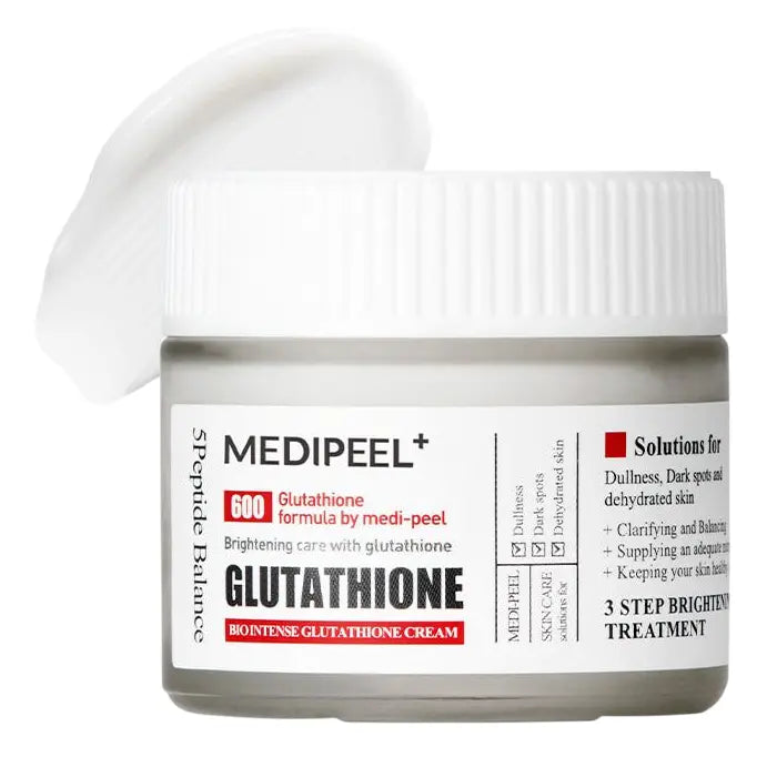 Освітлювальний крем для обличчя з глутатіоном MEDIPEEL Bio Intense Glutathione White Cream, 50 гр