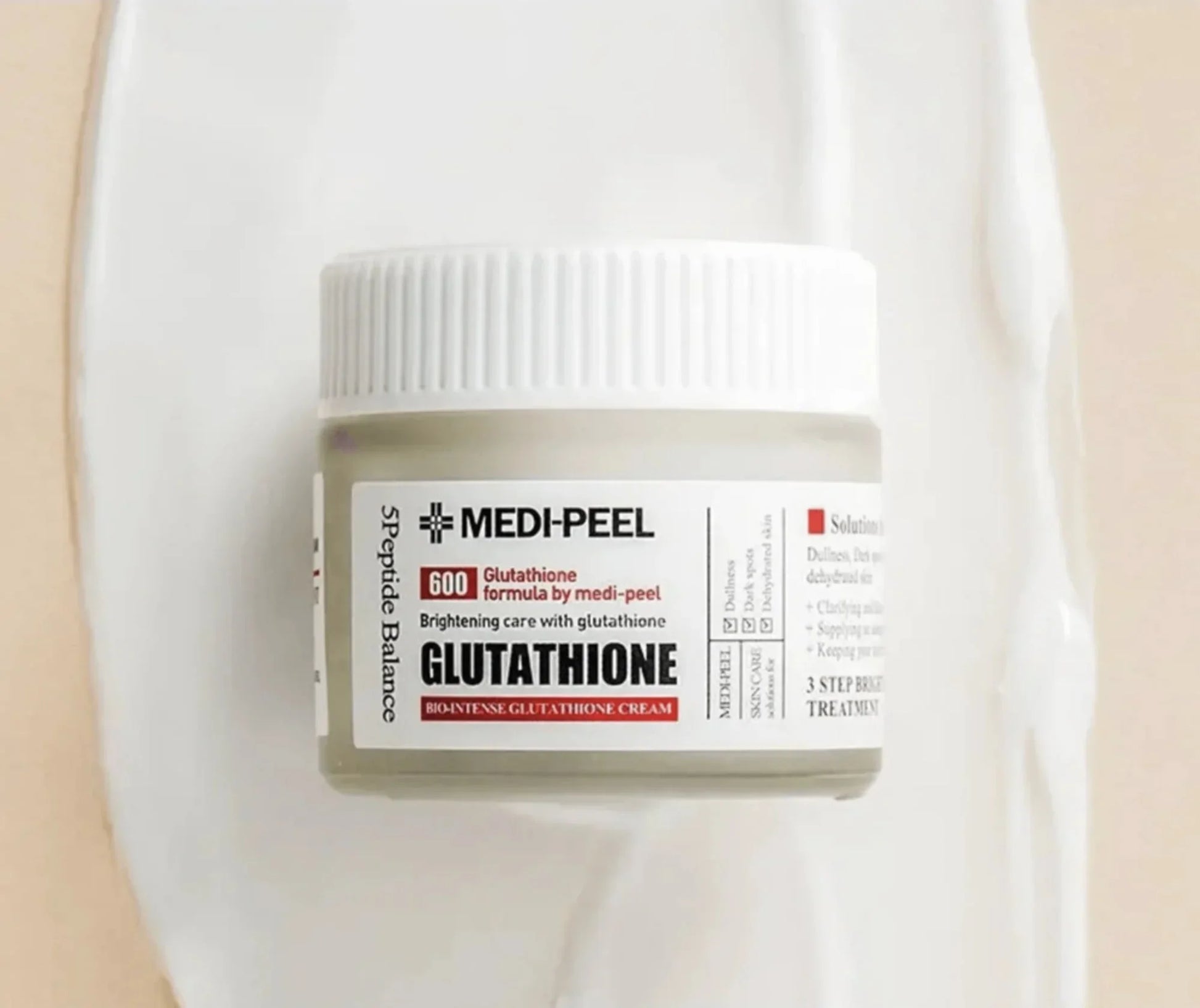 Освітлювальний крем для обличчя з глутатіоном MEDIPEEL Bio Intense Glutathione White Cream, 50 гр