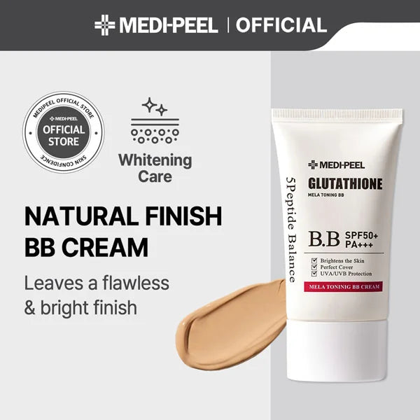 BB-крем с глутатионом MEDIPEEL Bio-Intense Glutathione Mela Toning BB Cream SPF 50+PA++++, 50 мл