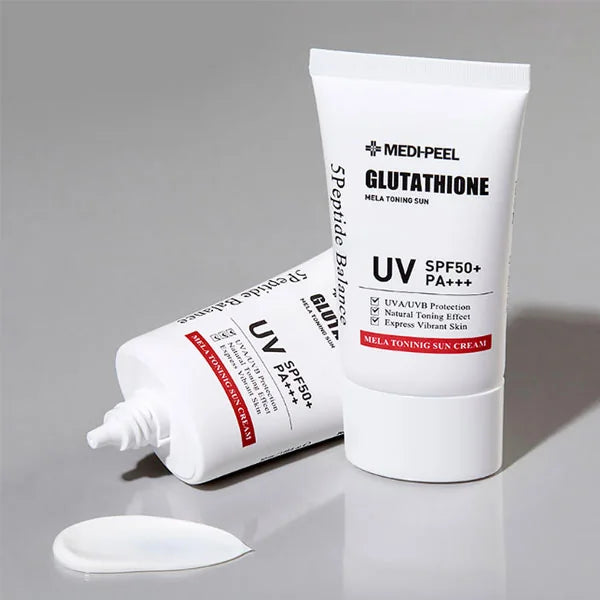 Солнцезащитный крем MEDIPEEL Bio-Intense Glutathione Mela Toning Sun Cream SPF 50+ PA++++, 50 мл
