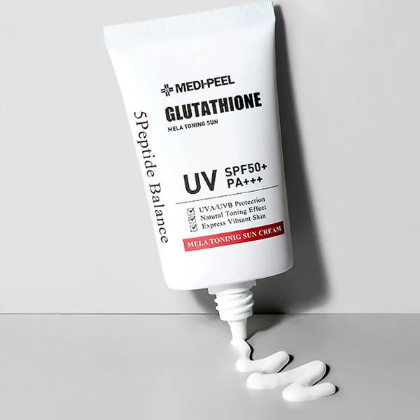 Солнцезащитный крем MEDIPEEL Bio-Intense Glutathione Mela Toning Sun Cream SPF 50+ PA++++, 50 мл