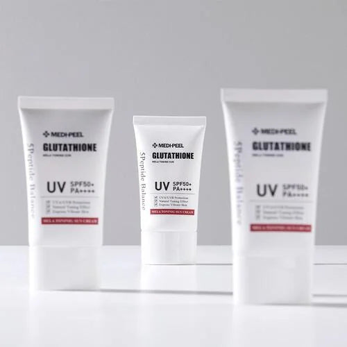Солнцезащитный крем MEDIPEEL Bio-Intense Glutathione Mela Toning Sun Cream SPF 50+ PA++++, 50 мл
