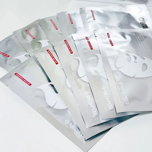 Осветляющая ампульная маска с глутатионом MEDIPEEL Bio-Intense Glutathione White Ampoule Mask, 1 шт