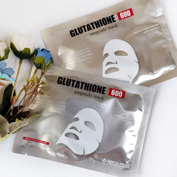 Осветляющая ампульная маска с глутатионом MEDIPEEL Bio-Intense Glutathione White Ampoule Mask, 1 шт