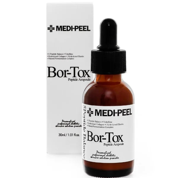 Мультипептидна сироватка проти зморшок із ефектом ботоксу MEDIPEEL Bor-Tox Peptide Ampoule, 30 мл