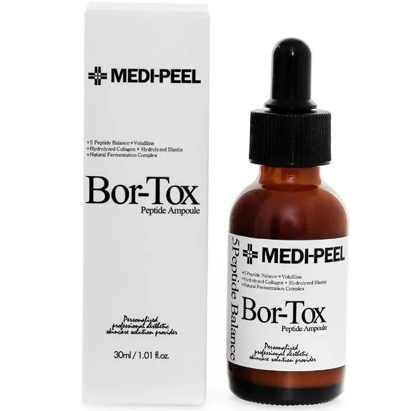 Мультипептидна сироватка проти зморшок із ефектом ботоксу MEDIPEEL Bor-Tox Peptide Ampoule, 30 мл