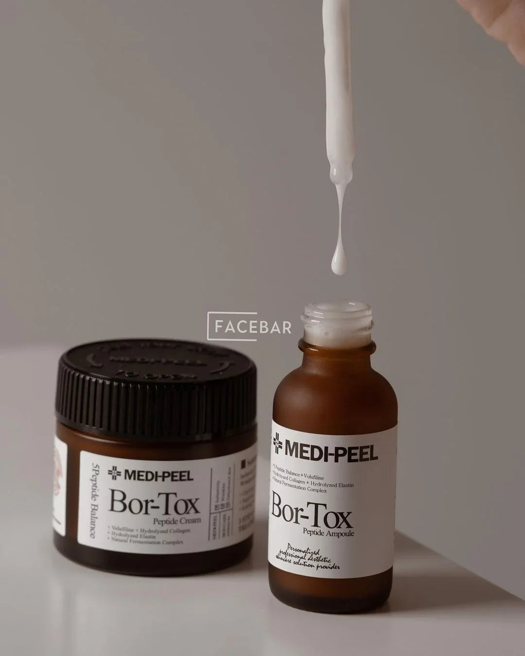 Мультипептидна сироватка проти зморшок із ефектом ботоксу MEDIPEEL Bor-Tox Peptide Ampoule, 30 мл