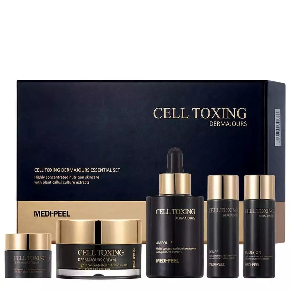 Омолаживающий набор со стволовыми клетками MEDIPEEL Cell Toxing Dermajours Essential Set