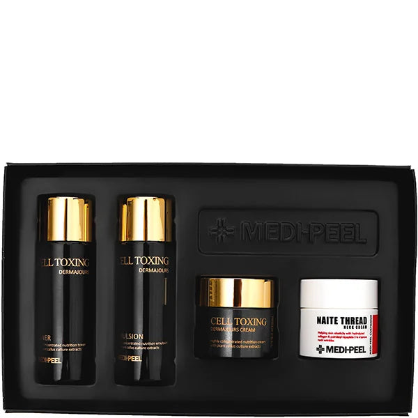 Омолаживающий набор для лица и шеи MEDIPEEL Cell Toxing Dermajours Trial Kit
