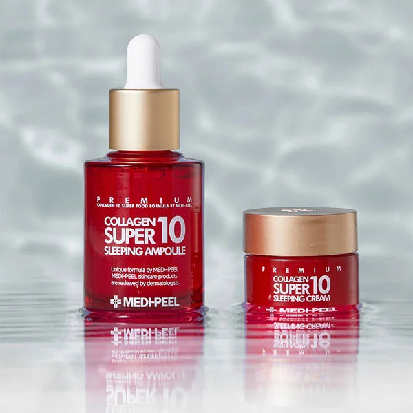 Набор для ухода за кожей перед сном MEDIPEEL Collagen Super 10 Sleeping Care Set