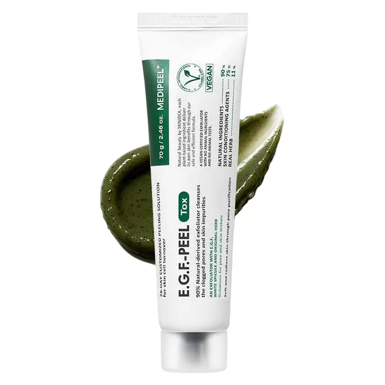 Веганский детокс-пилинг с микроиглами MEDIPEEL E.G.F. Peel Tox, 70 гр