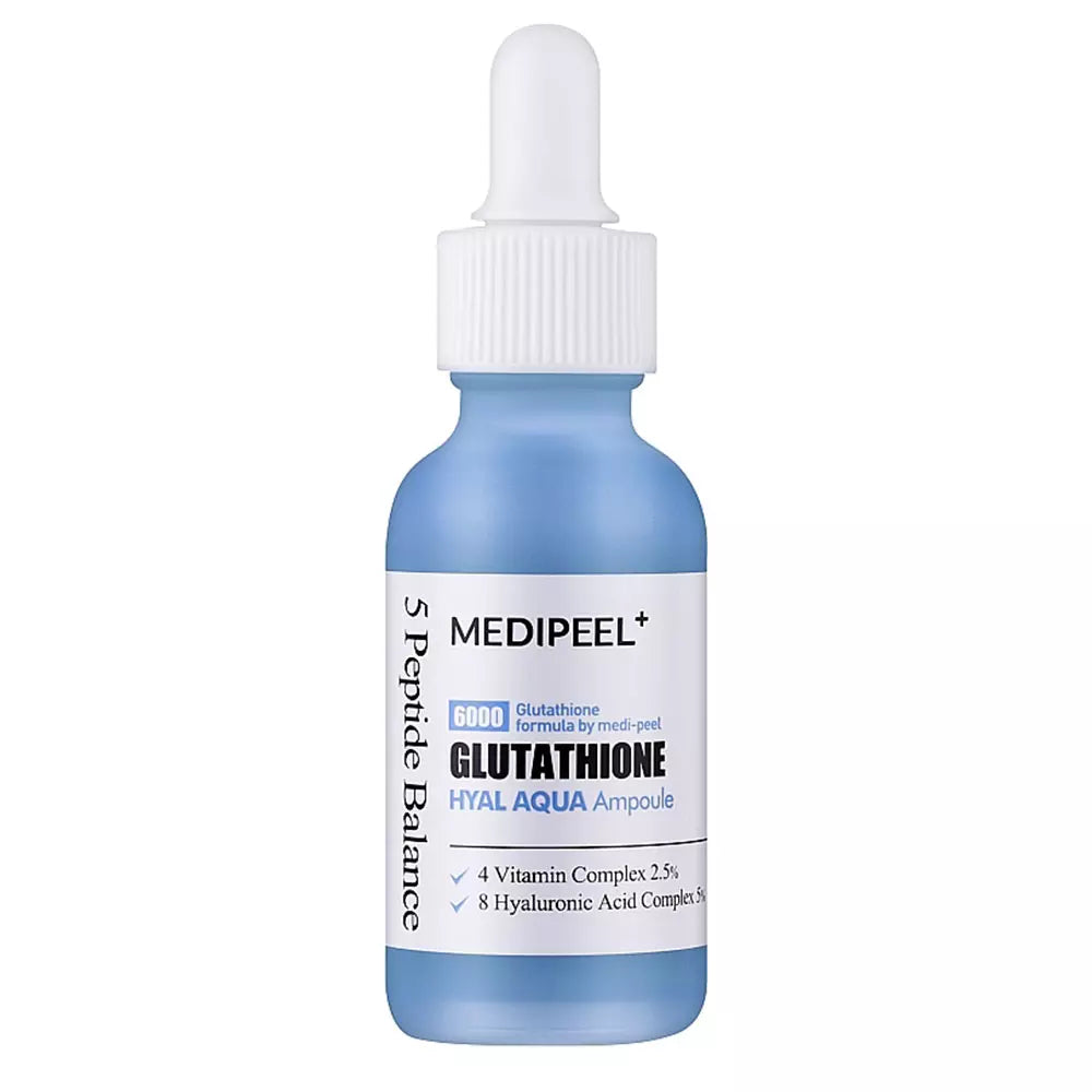 Увлажняющая витаминная ампула для лица для сияния кожи MEDIPEEL Glutathione Hyal Aqua Ampoule, 30 мл