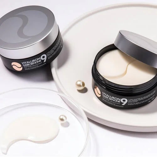 Патчи под глаза с пептидами и гиалуроновой кислотой против морщин MEDIPEEL Hyaluron Dark Benone Peptide 9 Ampoule Eye Patch, 60шт