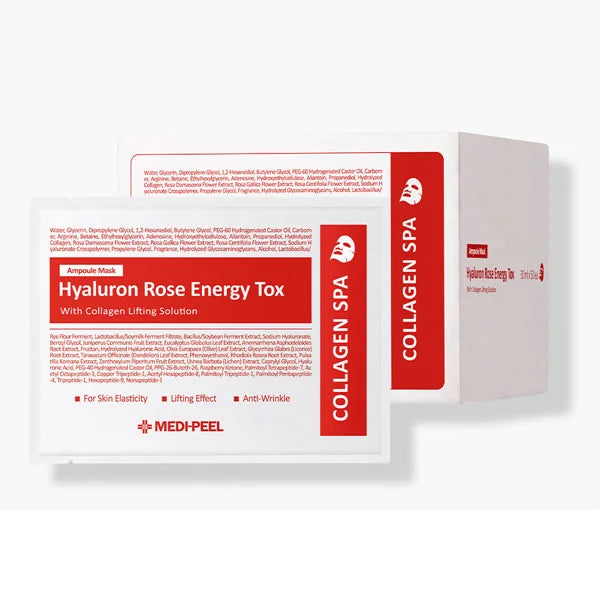 Ампульная маска для лица MEDIPEEL Hyaluron Rose Energy Tox Mask, 1 шт