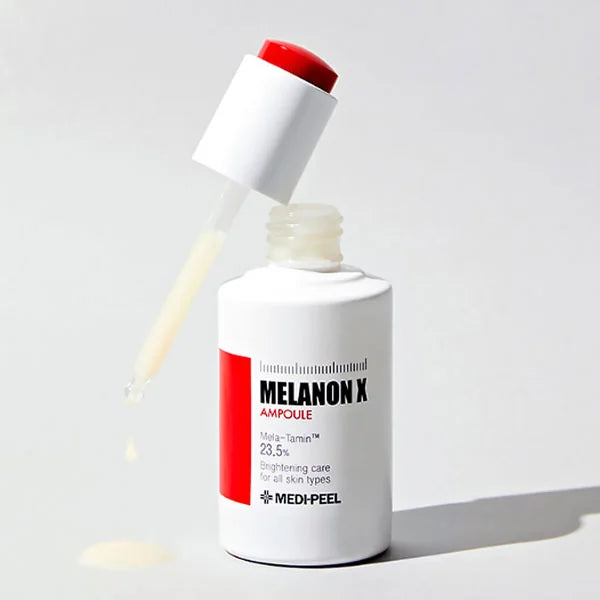 Осветляющая антивозрастная ампула с витаминами и глутатионом MEDIPEEL Melanon X Ampoule, 50 мл