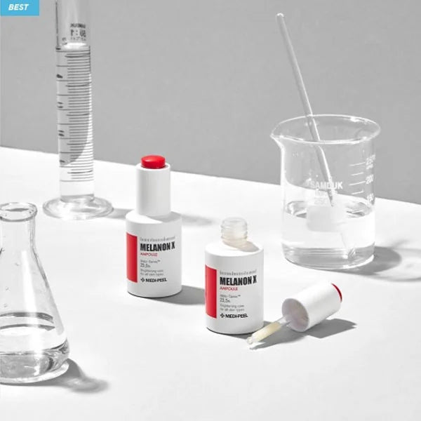 Освітлювальна антивікова ампула з вітамінами та глутатіоном MEDIPEEL Melanon X Ampoule, 50 мл
