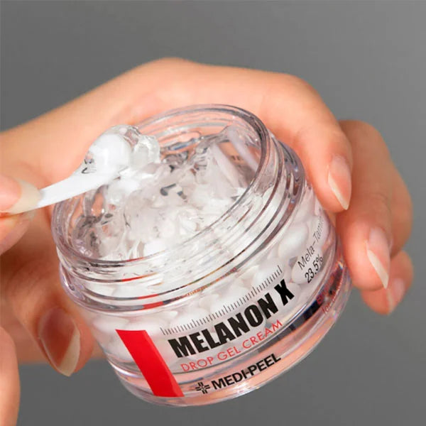 Освітлювальний капсульний крем із вітамінами та глутатіоном MEDIPEEL Melanon X Drop Gel Cream, 50 мл