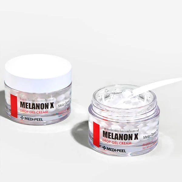 Освітлювальний капсульний крем із вітамінами та глутатіоном MEDIPEEL Melanon X Drop Gel Cream, 50 мл