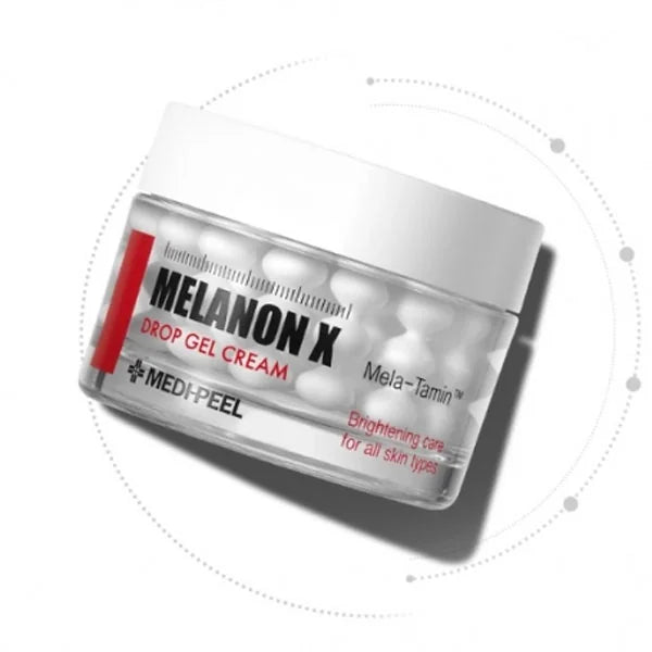 Освітлювальний капсульний крем із вітамінами та глутатіоном MEDIPEEL Melanon X Drop Gel Cream, 50 мл
