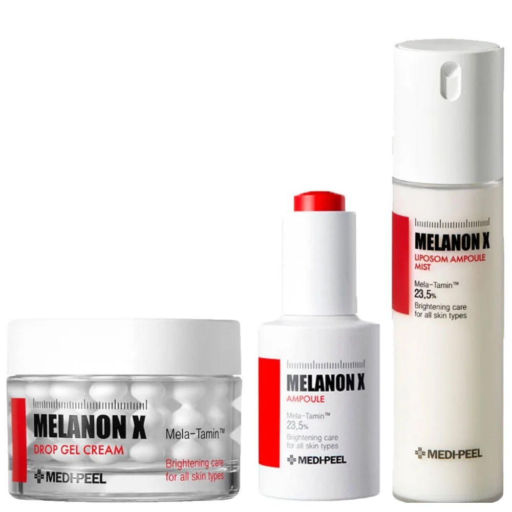 Набор "под ключ": уход для выравнивания тона и против пигментации MEDIPEEL Melanon X Set