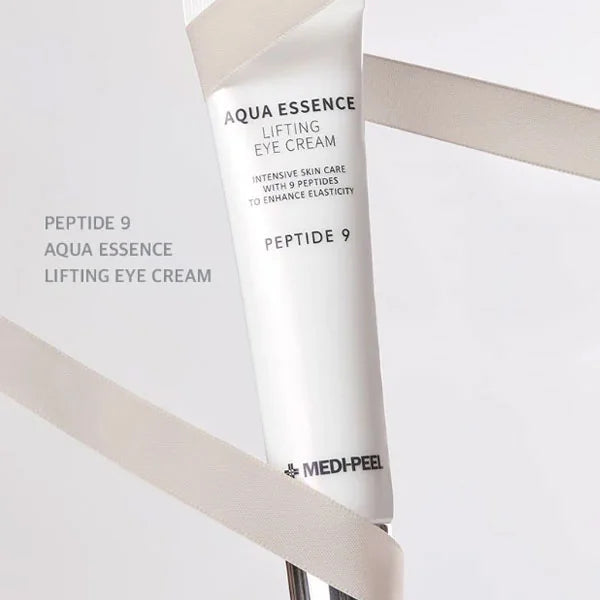 Антиоксидантный крем для век с эффектом лифтинга MEDIPEEL Peptide 9 Aqua Essence Lifting Eye Cream, 40 мл