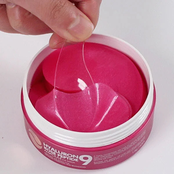 Патчи от отеков и морщин MEDIPEEL Peptide 9 Hyaluron Rose Ampoule Eye Patch, 60 шт