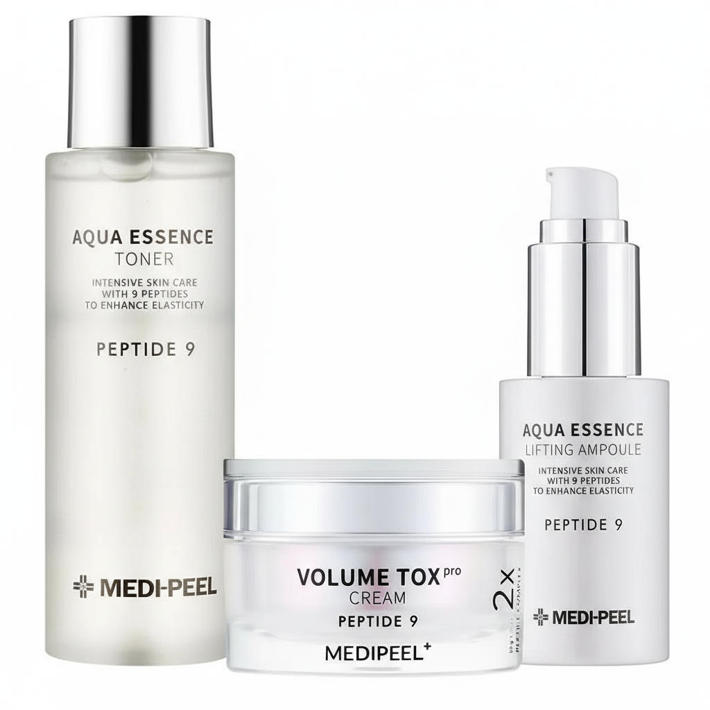Пептидный набор Peptide9: уход для зрелой кожи "под ключ" MEDIPEEL Peptide 9 Set