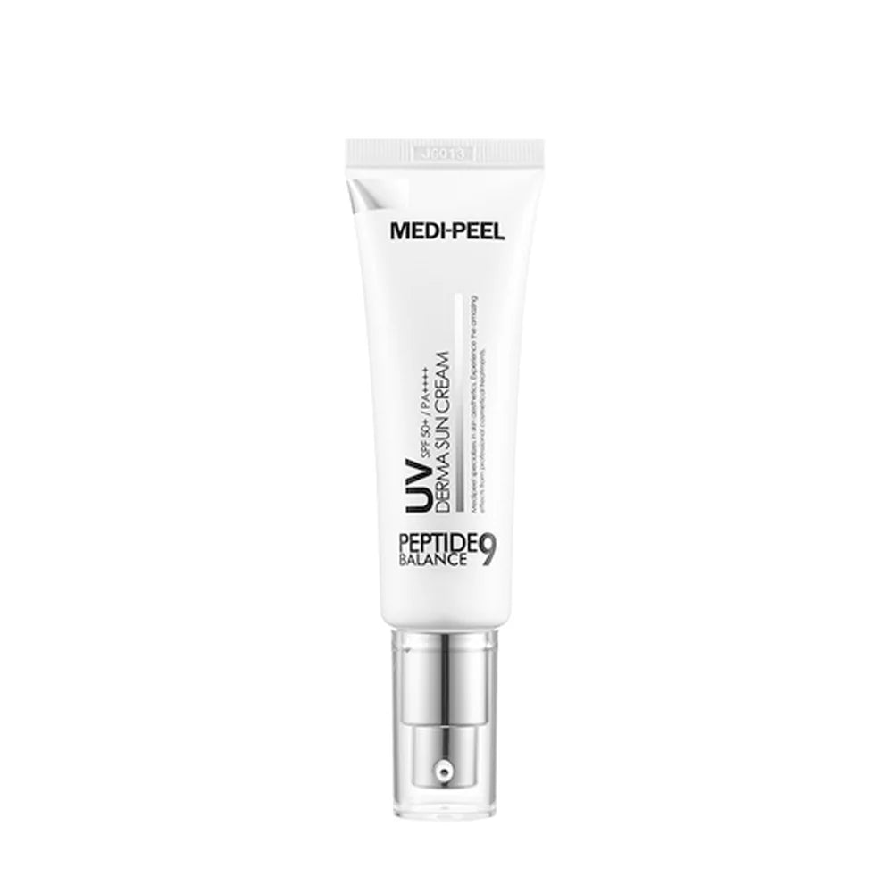 Солнцезащитный крем с пептидами SPF 50+ PA++++. MEDIPEEL Peptide 9 UV Derma Sun Cream