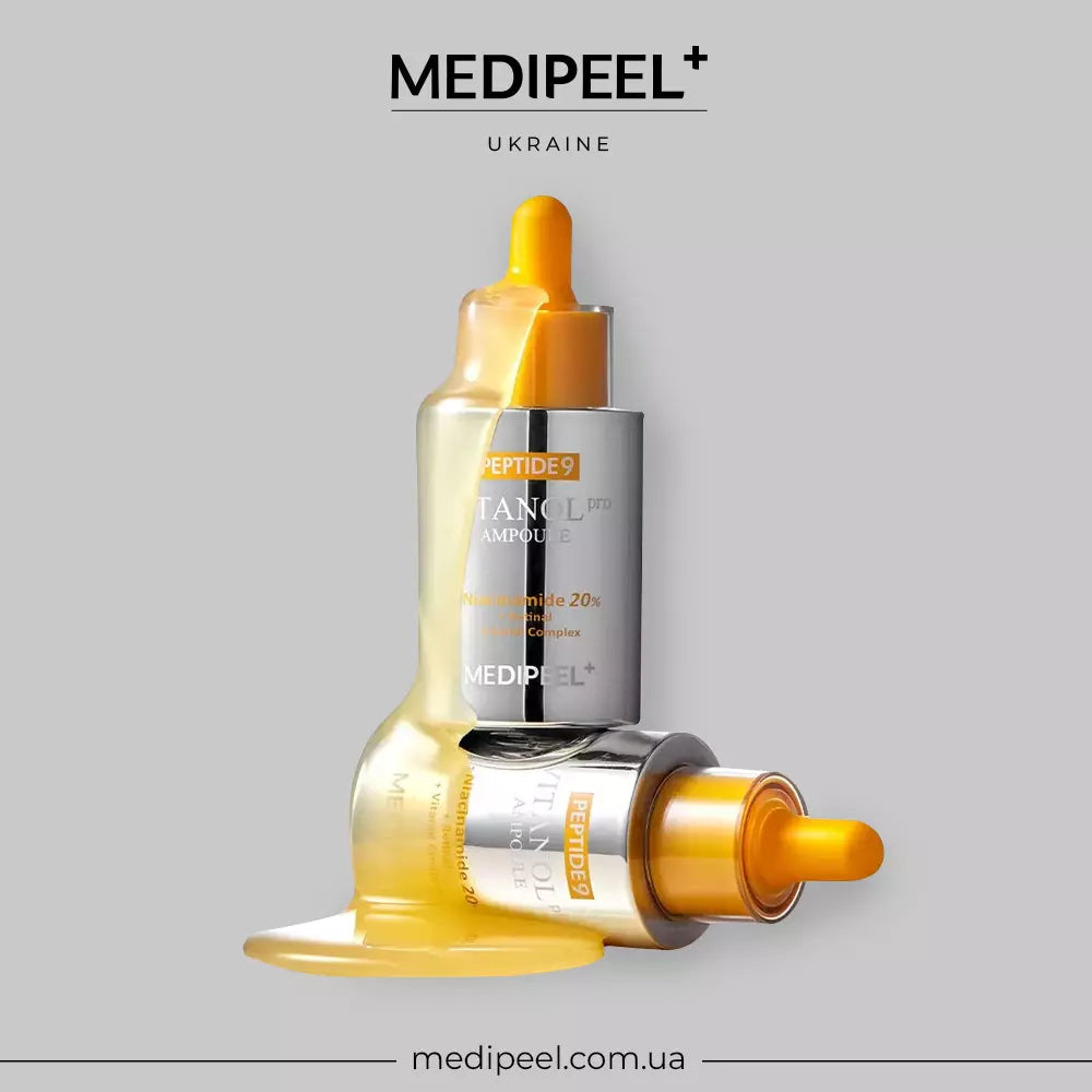 Сироватка для обличчя з ніацинамідом MEDIPEEL Peptide 9 Vitanol Ampoule Pro, 30 мл