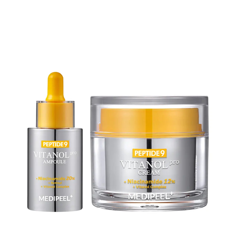 Набор для упругости и ровного тона кожи MEDIPEEL Peptide 9 Vitanol Power Duo