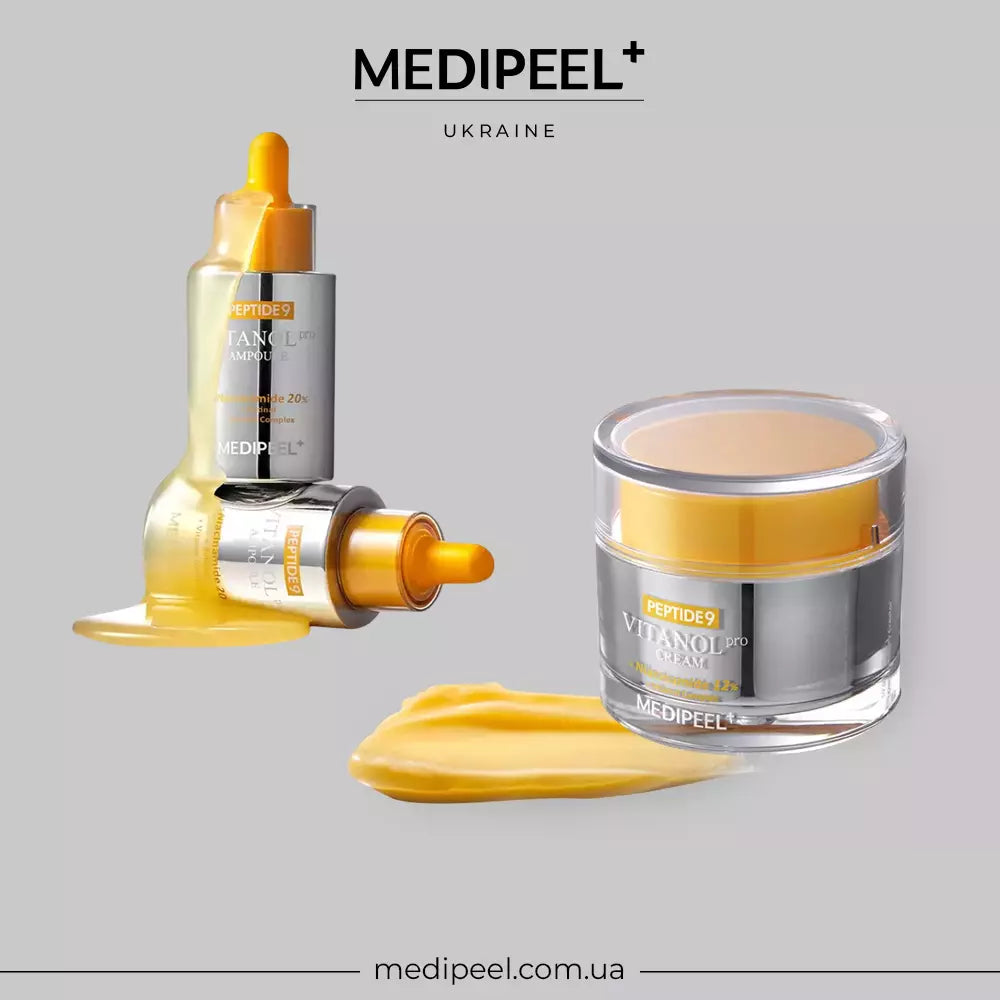 Набор для упругости и ровного тона кожи MEDIPEEL Peptide 9 Vitanol Power Duo