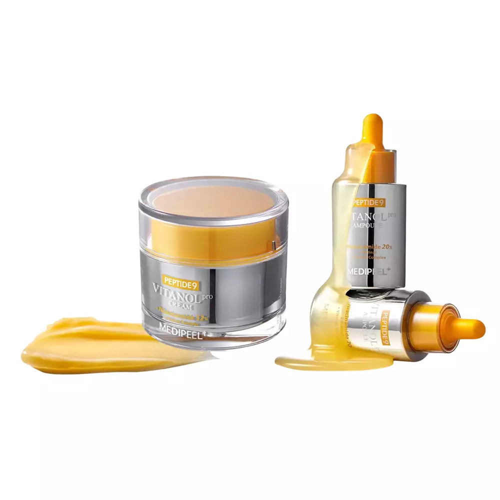 Набор для упругости и ровного тона кожи MEDIPEEL Peptide 9 Vitanol Power Duo