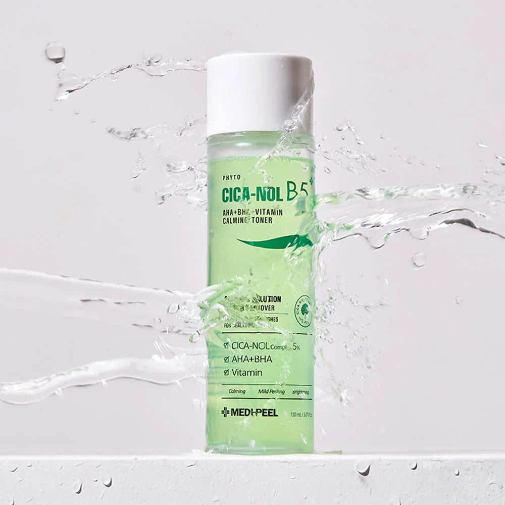 Восстанавливающий тоник против воспалений MEDIPEEL Phyto Cica-Nol B5 AHA BHA Vitamin Calming Toner, 150 мл