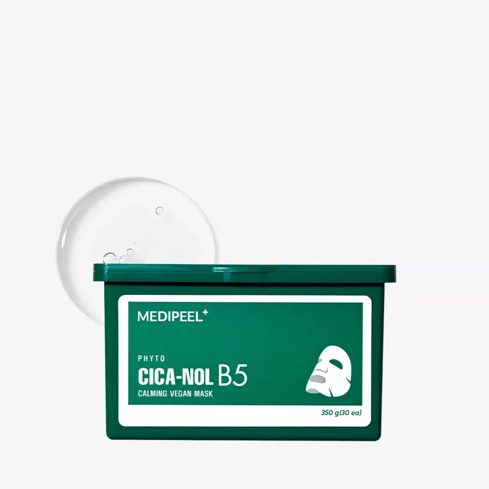 Веганская тканевая маска MEDIPEEL Phyto Cica-Nol B5 Calming Vegan Mask, 350 гр (30 шт)