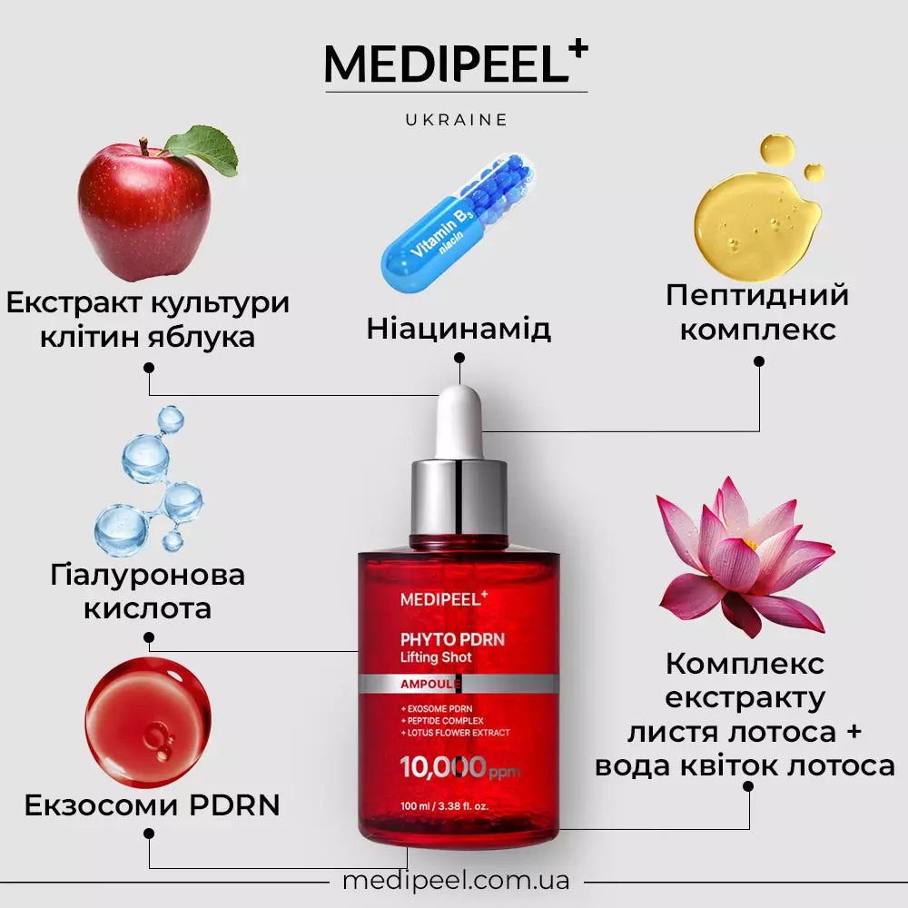 Лифтинг-набор с PDRN и экзосомами MEDIPEEL Phyto Exosome PDRN Lifting Duo Set